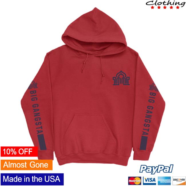 Official Kevin Gates Merch Big Gangsta Kevin Gates Red Sweatshirt