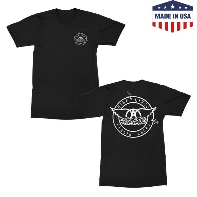 Aerosmith Official Store Feelin' Lucky New T-Shirt Aerosmith