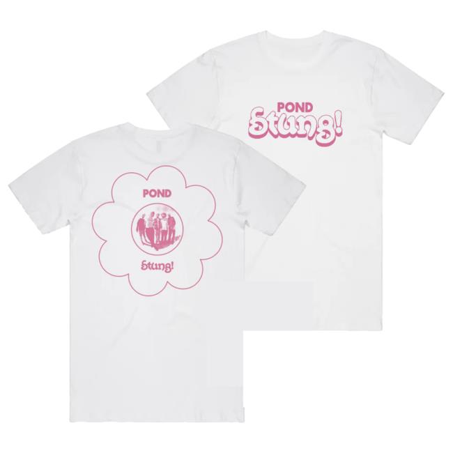 Official Pond Band Pond Stung! White Popover Shirt