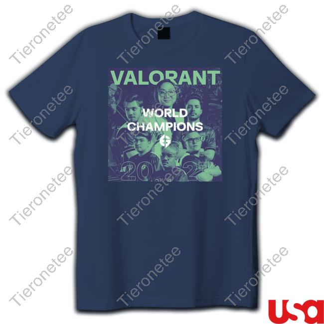 Evil Geniuses Merch VALORANT World Champions 2023 Tee