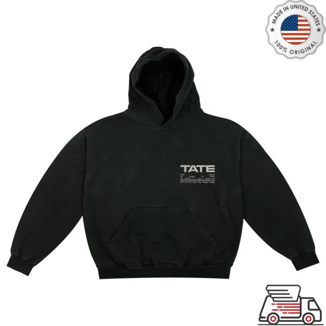 Official Tate Mcrae Merch Store Shop Tate Mcrae T8 Lips Pullover Hoodie TateMcrae