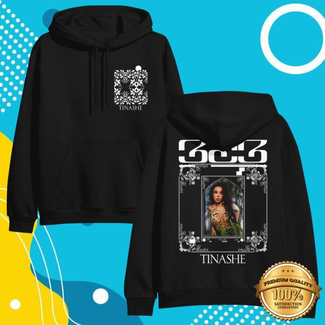 Official Tinashe Merch Store Tinashe 333 Black Pull Over Hoodie