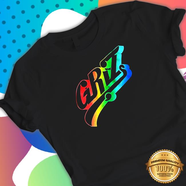 GRiZ Essentials Rainbow Swoop Logo Tee Shirt