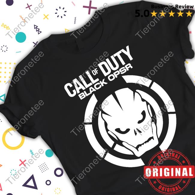Call Of Duty Skull Black Oprs T-Shirt