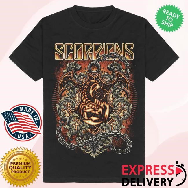 Official Scorpions Crest in Chains Shirts