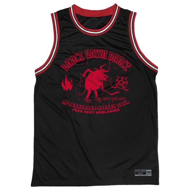 Dance Gavin Dance 'Afterburner' Basketball Jersey Tank