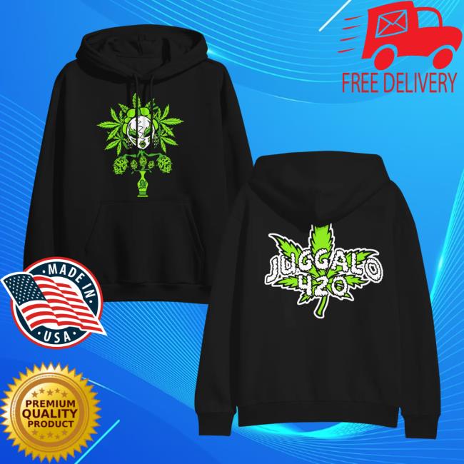 Official Icp Merch Clothing Store Insane Clown Posse Yum Yum 420 Black Crew neck Sweatshirt