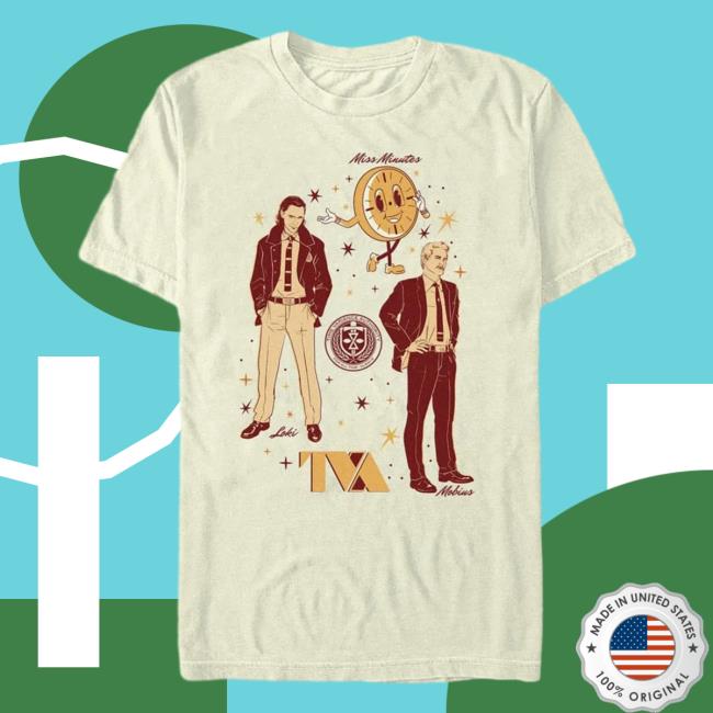 Queens Marvel Loki - For All Time Miss Minutes T Shirt