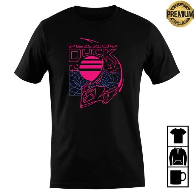 Official Quackity Merch Neon Time Travel T Shirt
