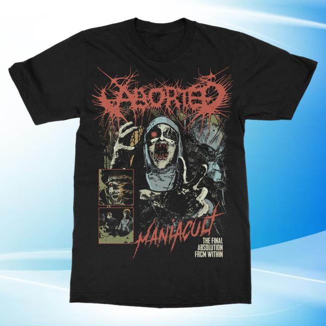 Official Indie Merch Store Shop Aborted "Chaos And Carnage Tour" T Shirt IndieMerchStore