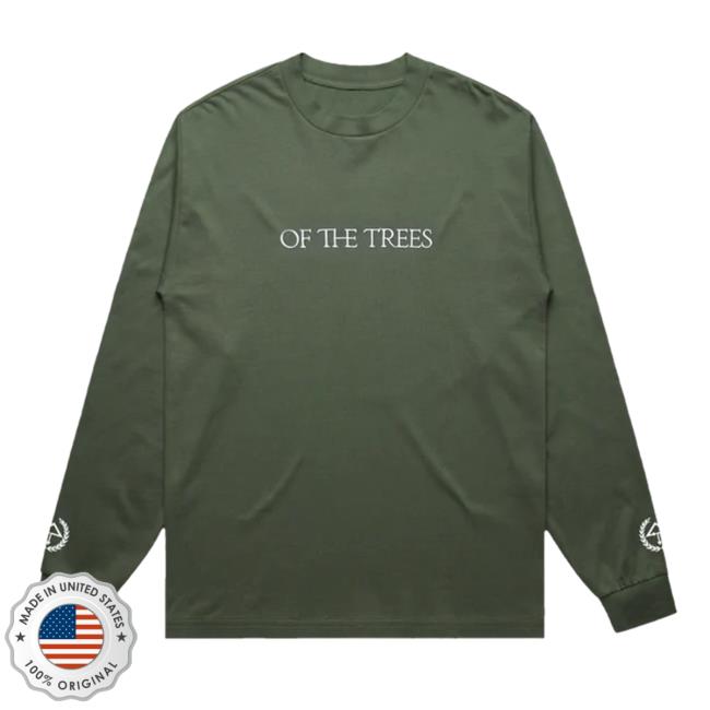 Of The Trees Merch Of The Trees Heavyweight Long Sleeve Tee Shirt