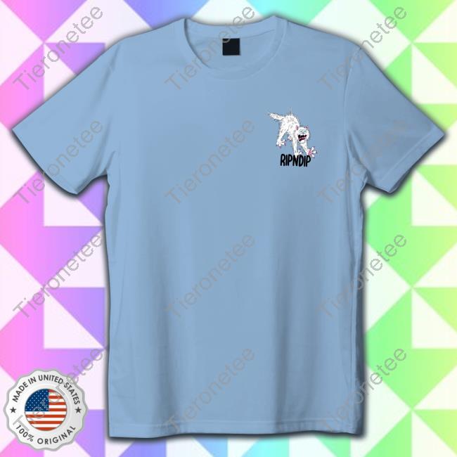 Official Ripndip Clothing Merch Everything Is Fine Perfectly Calm Cat T Shirt