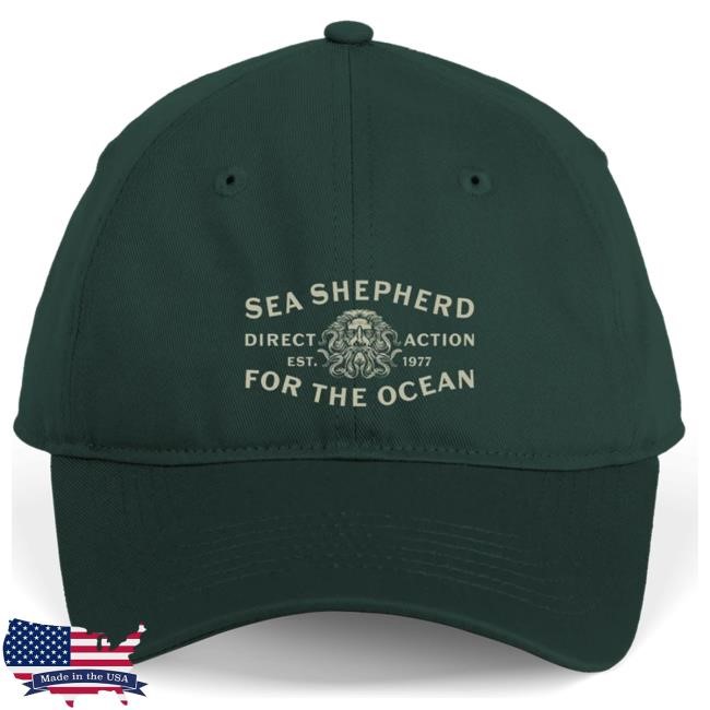 Official Sea Shepherd Store Direct Action Printed Cap