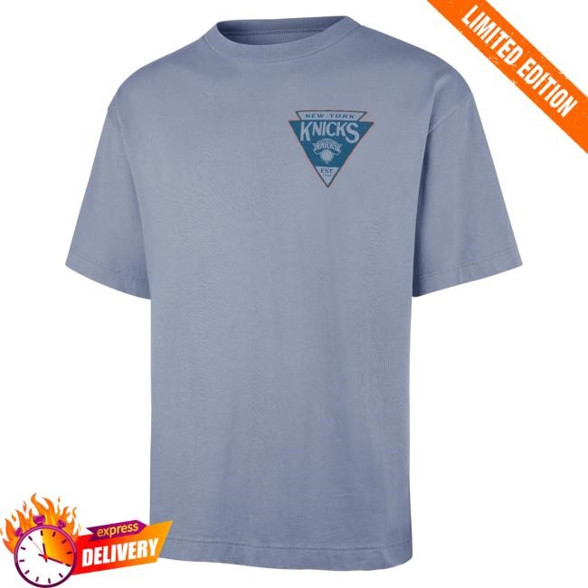 Official Madison Square Garden Merch New York Knicks '47 Brand Knicks Switchback Ravine Foundation Tee MSG Shop