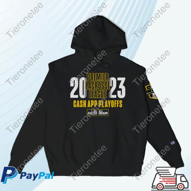 Official Premier Lacrosse League Shop Champion Cash App 2023 Playoff Sweatshirts