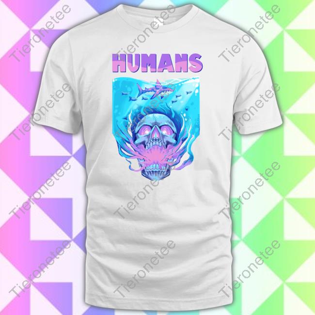Humans Skull Shark Shirt