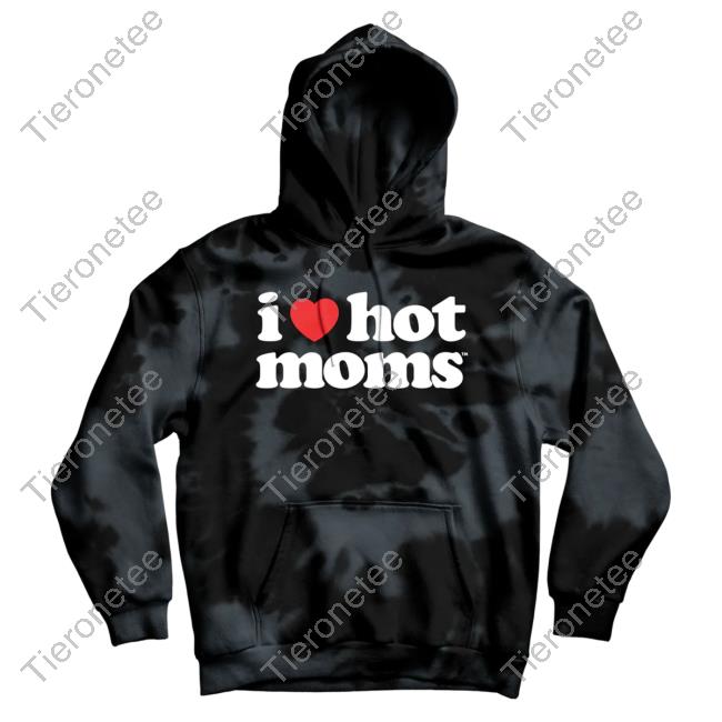 Danny Duncan I Heart Hot Moms Black Dye Sweater