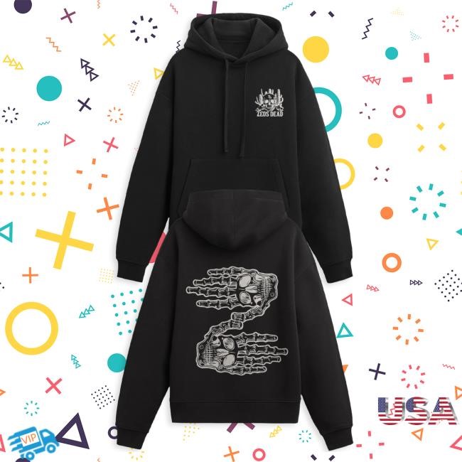 Official Zeds Dead Merch Zeds Dead - Dry Hands - Black Popover Sweatshirt Zeds Dead Apparel Clothing Shop ZedsDead