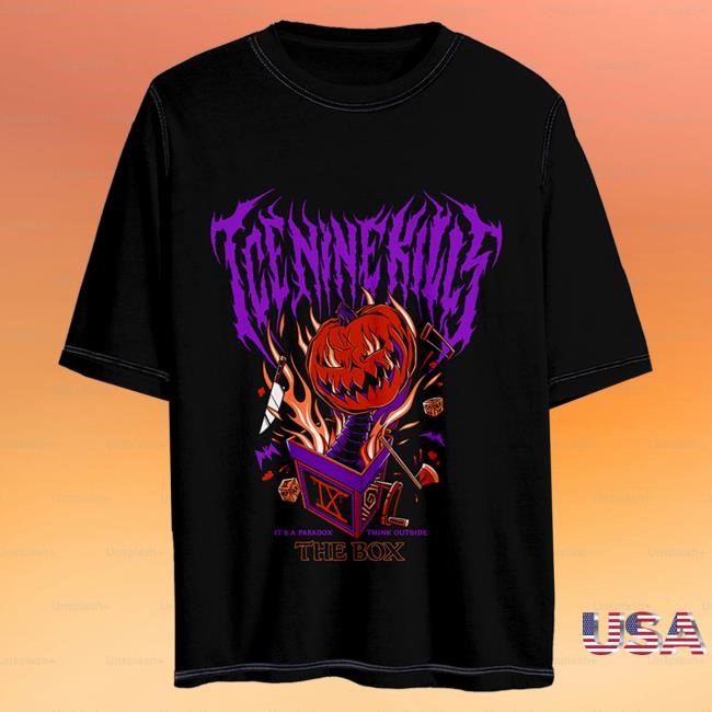 Ice Nine Kills Jack's In The Box Striped Twofer Tees Ink Merch Official