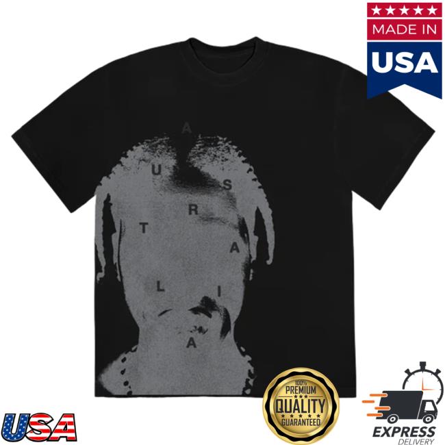 Official Daniel Caesar Superpowers World Tour Australia T-Shirt Black