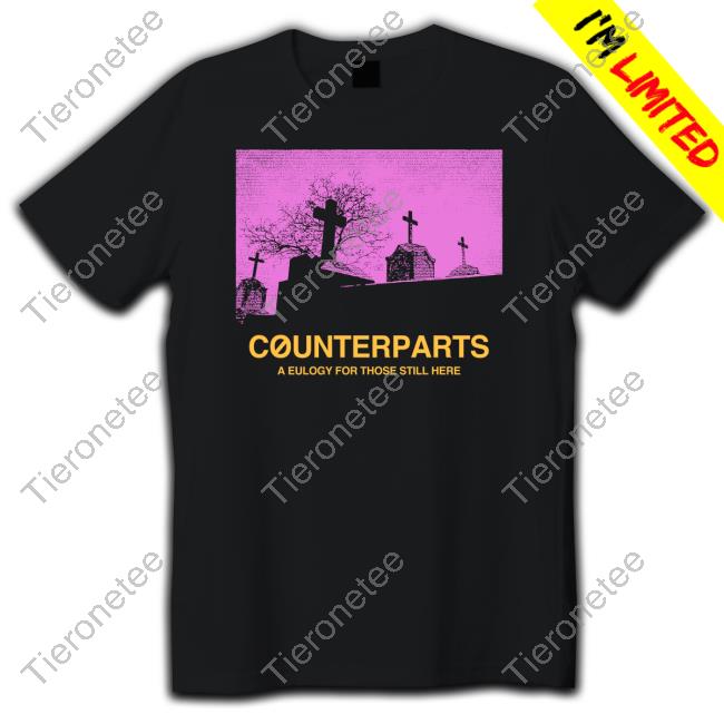 Official Down Right Merch Counterparts Graveyard Shirt