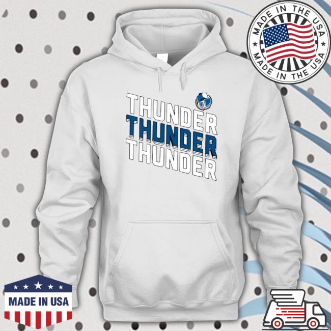 Official Thunder logo blue 84 gray Cap Official Thunder logo blue 84 gray Tee Shirt