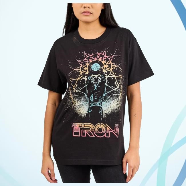Official Heroes and Villains Merch Store Shop Disney Tron (1982) Hero Forge Shirt Heroes & Villains