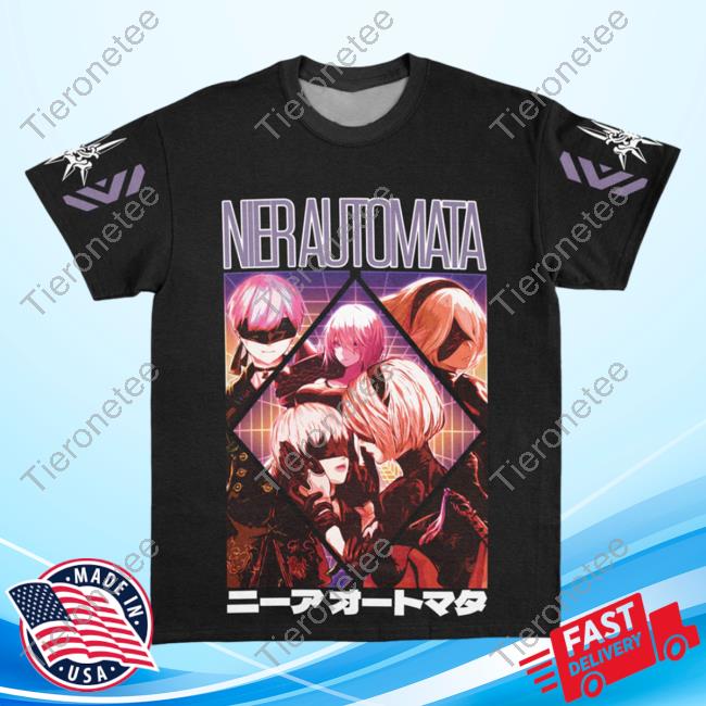 Official Anime Ape Clothing Yorha Units Nier Automata Streetwear Shirts Animeape