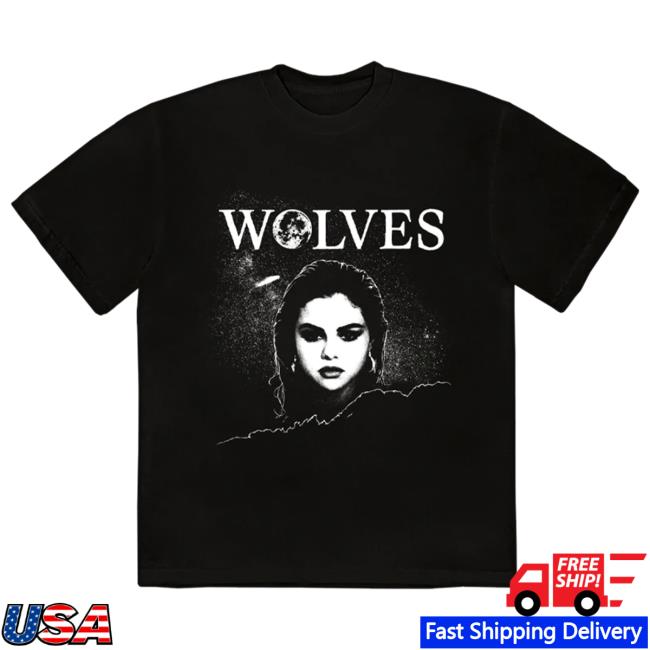 Official Interscope Records Selena Gomez Merch Store Selena Gomez Wolves Shirt 2024 Selena Gomez Apparel Clothing Shop
