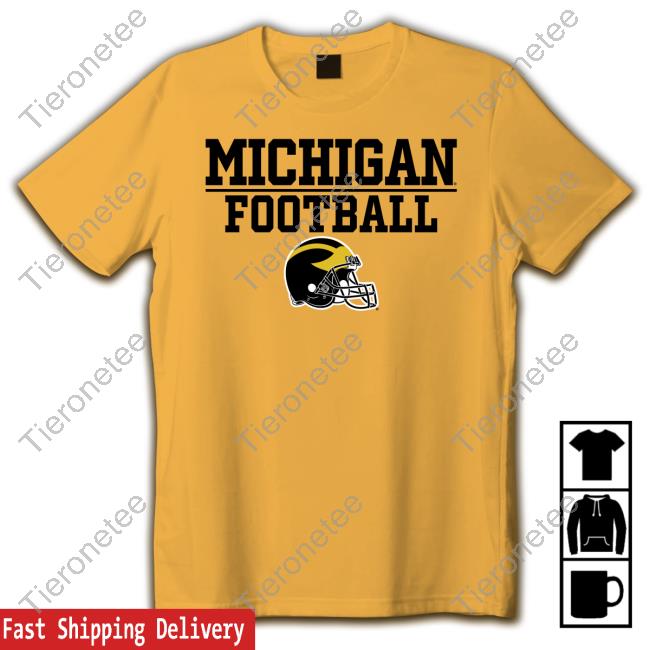 Mden Merchandise Michigan Football Tee Shirt