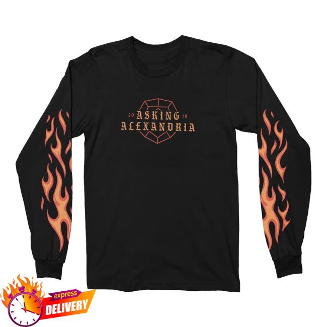Asking Alexandria Store Flames Long Sleeve