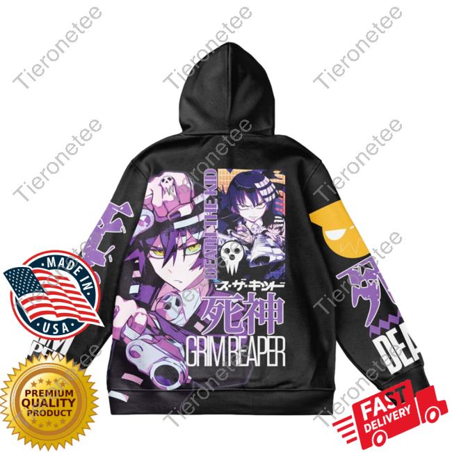 Official Anime Ape Clothing Death The Kid Soul Eater Streetwear Hoodies Animeape