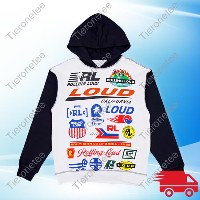 Official Rolling Loud Shop Merch Railway Crewneck Cali 23 Shoprollingloud