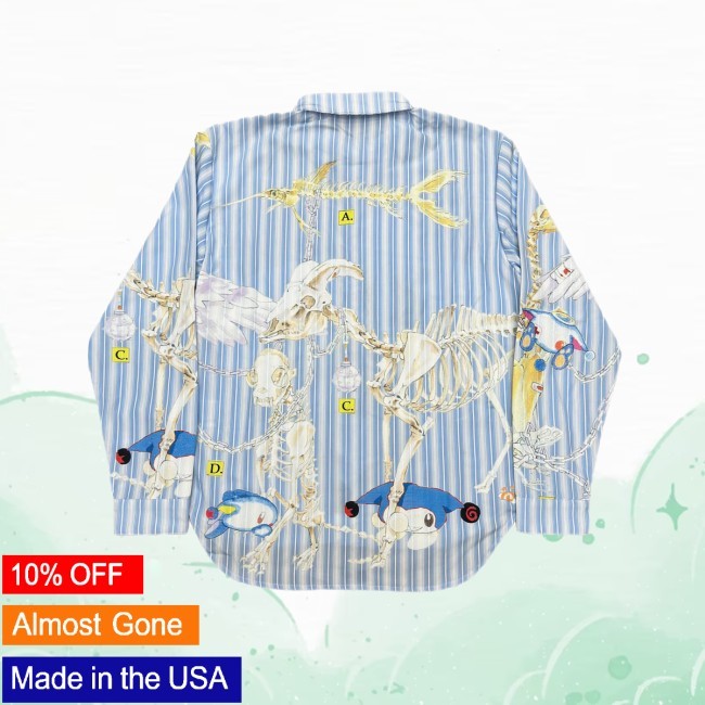 Official Gradient Stripe Mura Tee Shirt - Yumin Ha