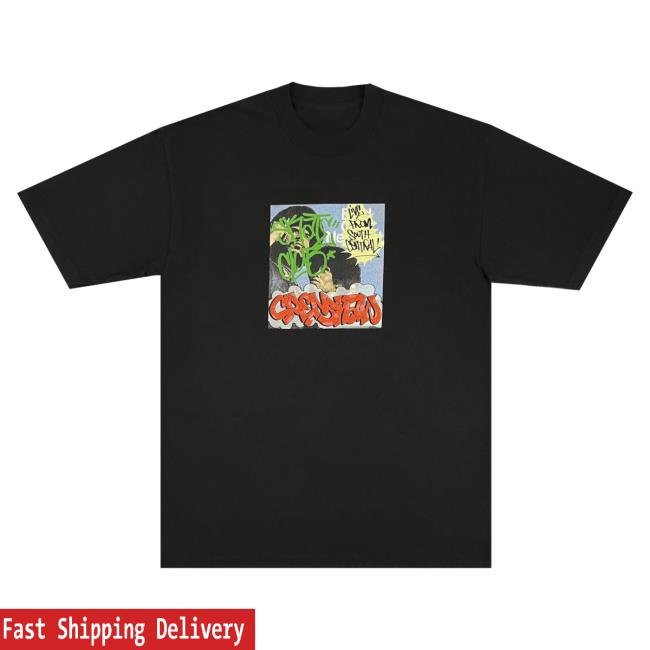 Official Crenshaw Skate Club Graffiti Popover Shirt Black CrenshawSkateClub