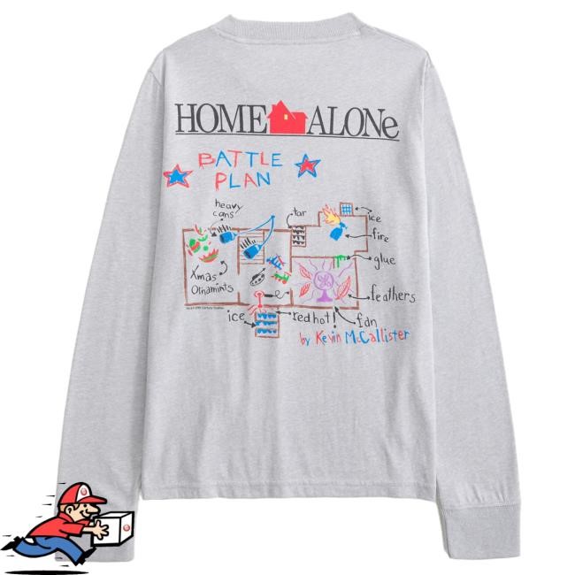 Official Abercrombie And Fitch Apparel Clothing Merch Long Sleeve Shirt Home Alone Graphic Abercrombie Store Shop