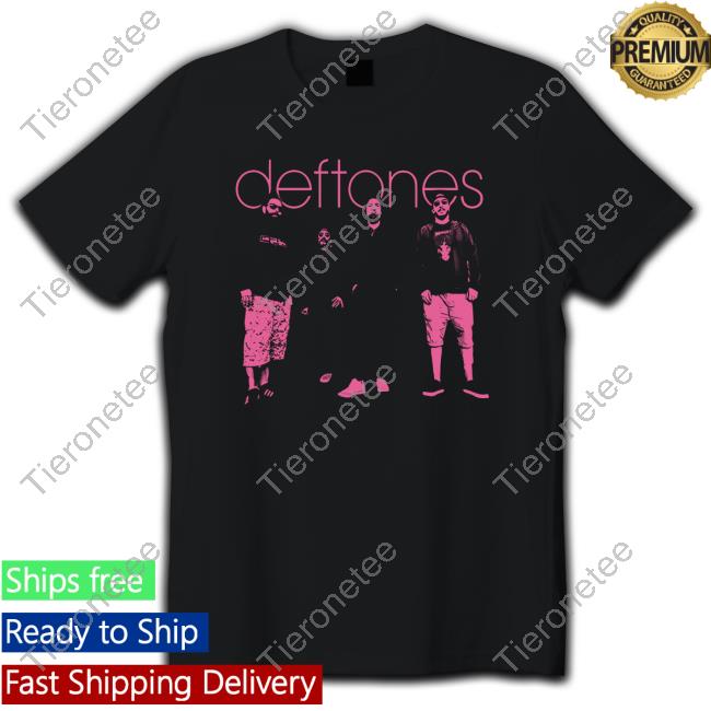 Deftones Merch Pink Band Photo Shirt 2023