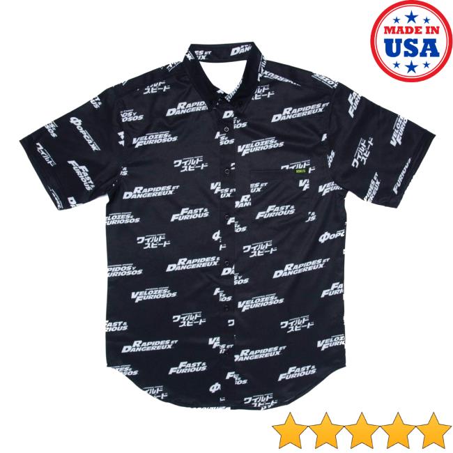 Fast & Furious "International Speed" Short Sleeve Shirt