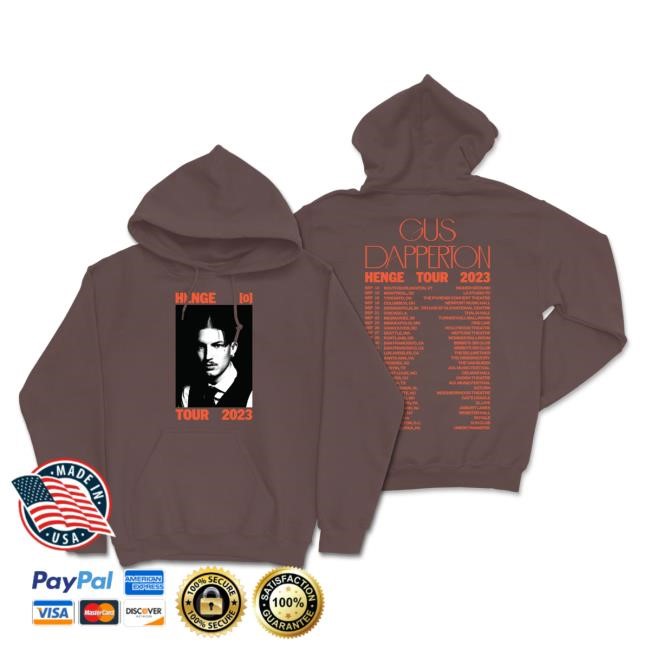 Gus Dapperton Henge Tour Hoodie Sweatshirt Gus Dapperton Merch Shop