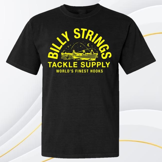 Official Billy Strings Merch Store Shop Billy Strings Tackle Supply Hot Shirt (Oxford Pennant)