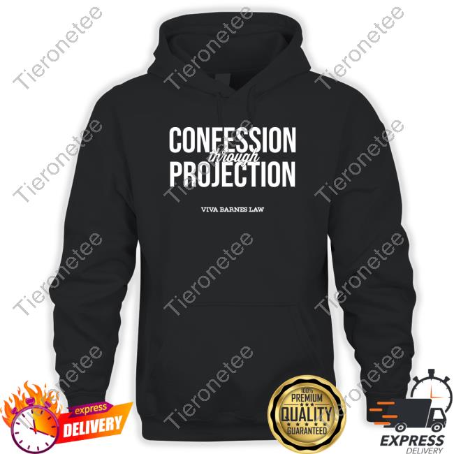 Confession Through Projection Viva Barnes Law Crewneck Sweatshirt