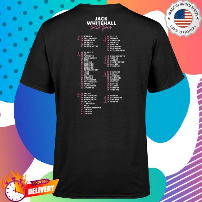 Official Jack Whiteha Merch Store Settle Down - Tour Short Sleeve Shirt – The Jack Whitehall