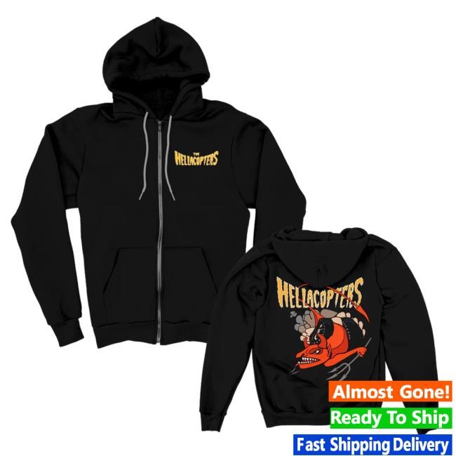 The Hellacopters - Devil Stole Zip Up Hoodie The Hellacopters Merch