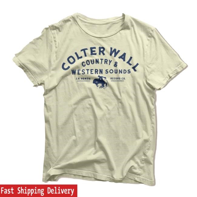 Colter Wall Country Sounds Short Sleeve Tee Colter Wall Merch