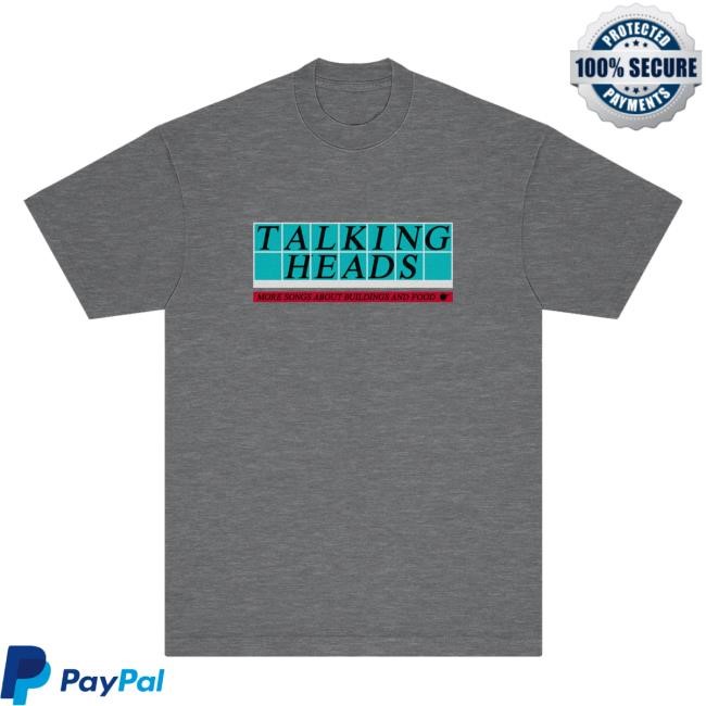 Official Talking Heads Merch Store Tiled Logo Shirt 2024 Talking Heads