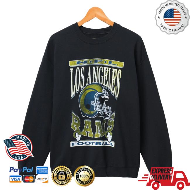 Official Junk Food Apparel Clothing Store Shop Junkfoodclothing Los Angeles Rams Football Helmet Flea Market Hoodies