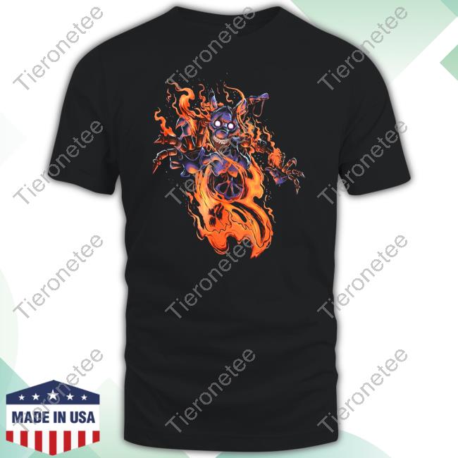 Five Nights At Freddy's Burntrap Fire Tee Shirt