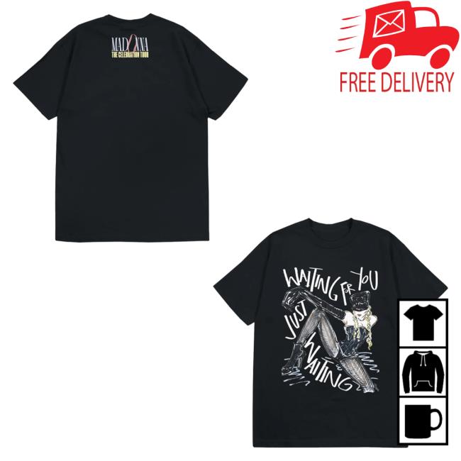Official Madonna Merch Store "Waiting for You" Popover Shirt Madonna Apparel Clothing Shop