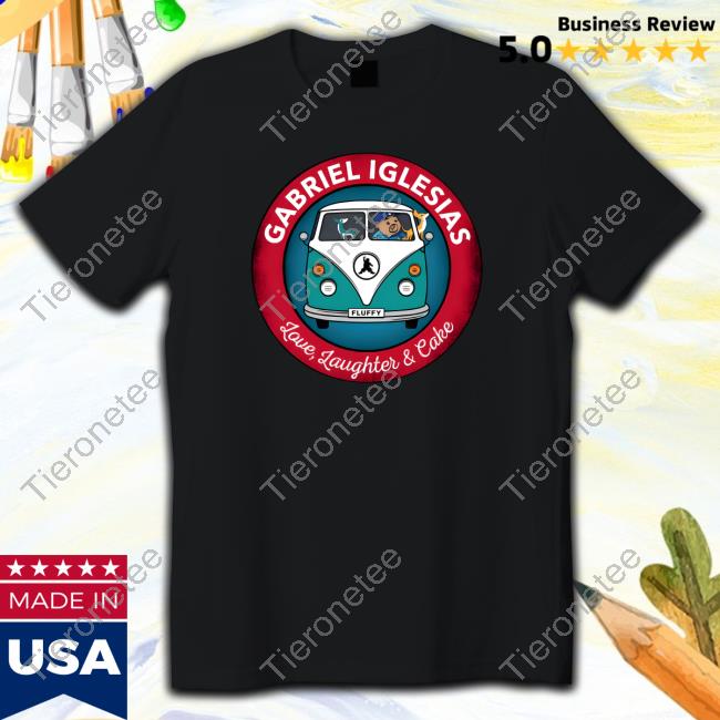 Fluffy Merch Gabriel Iglesias Love Laughter Cake Tee