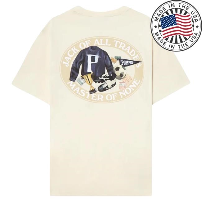 Jack Of All Trades Cream New Shirt | Buy Official Pompeii Apparel